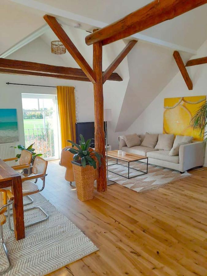 Luxurioeses Loft Mit Schoenem Blick Tremsbüttel Kültér fotó